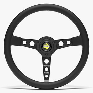 3D momo prototipo steering wheel model