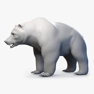 Bear Grizzly Animal Base Mesh