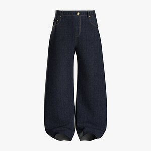 3D Male Denim Jeans