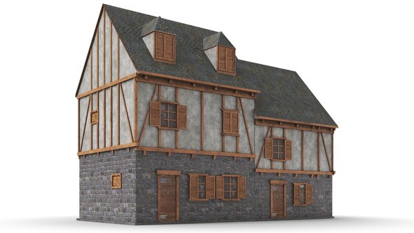 Casa Medieval 01 Modelo 3D - TurboSquid 919960