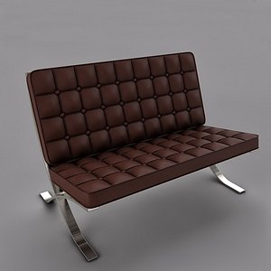 leather armchair 3D model