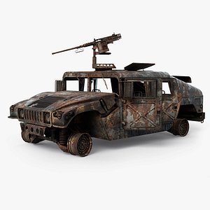 HMMWV M998 Humvee Destroyed
