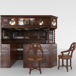 3D bar chair