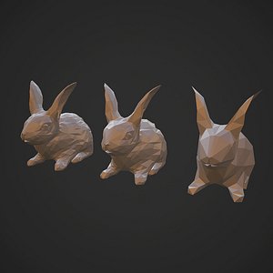 3D rabbits model