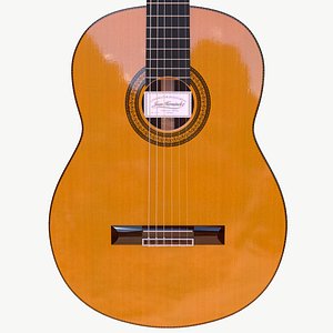 3d model guitar juan hernandes