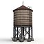 Water Towers 3D Models Collection