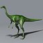 ornithomimus therapod cretaceous 3d max