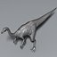 ornithomimus therapod cretaceous 3d max