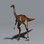 ornithomimus therapod cretaceous 3d max
