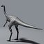 ornithomimus therapod cretaceous 3d max