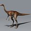 ornithomimus therapod cretaceous 3d max