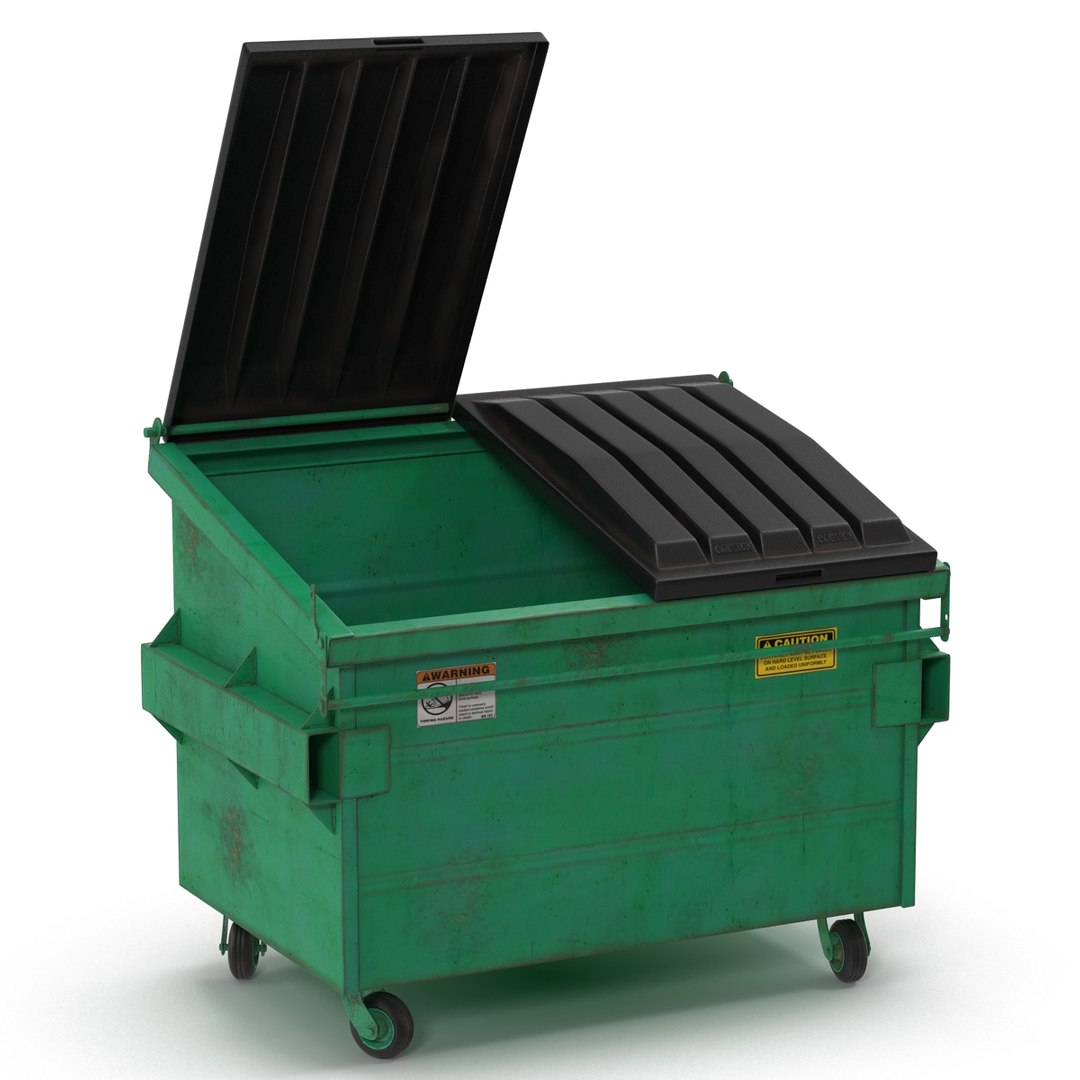 Dumpster 3D model preview