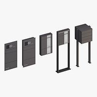 GOETHE overhead mailbox with newspaper compartment