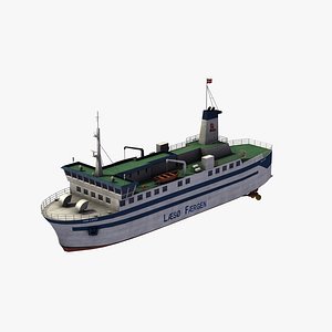 3D baltic ferry model