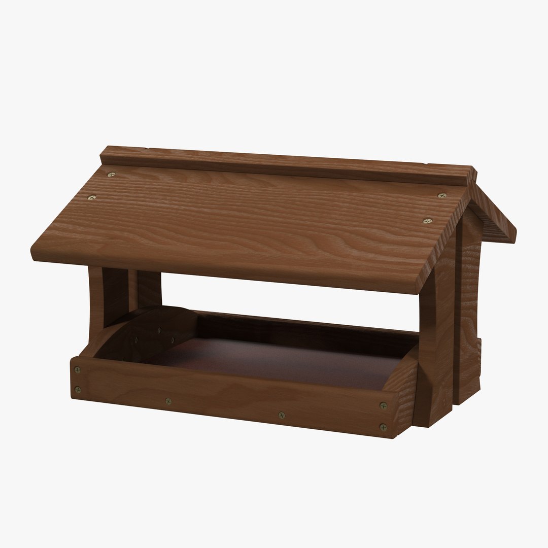 Bird Feeder House 3D Model 3D model preview