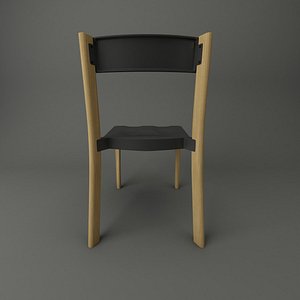 3d model emeco lancaster chair wood