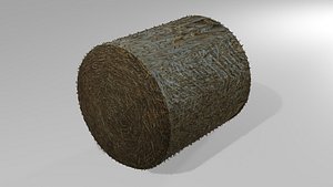 Hale bale Obj and Blend 3D model