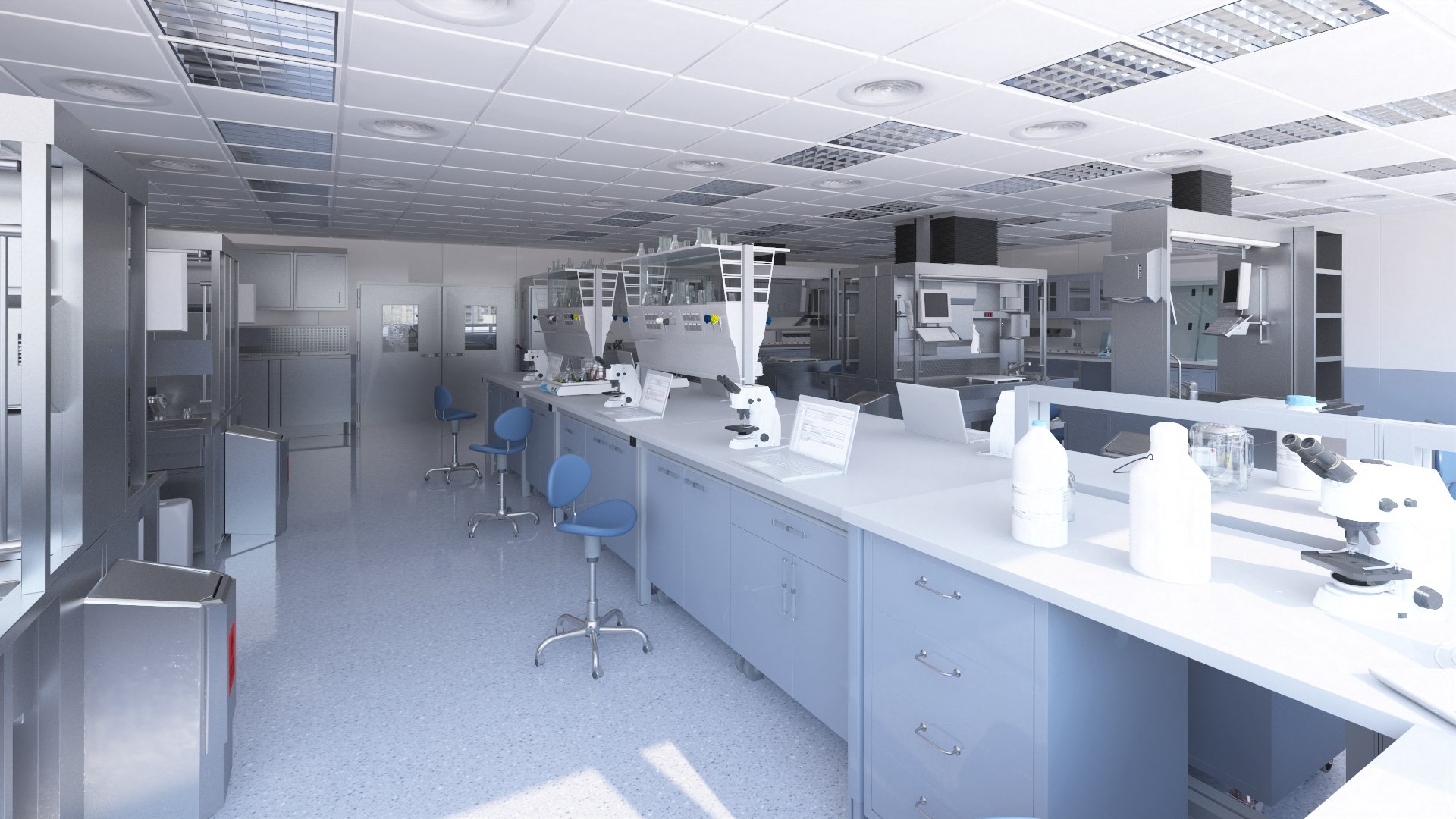 Pathology Laboratory 1 3D - TurboSquid 2012196