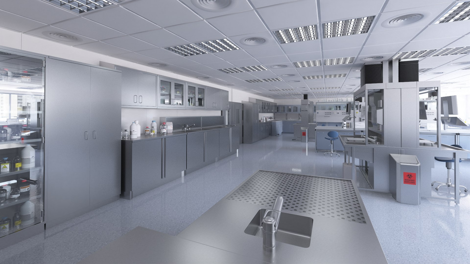 Pathology Laboratory 1 3D - TurboSquid 2012196