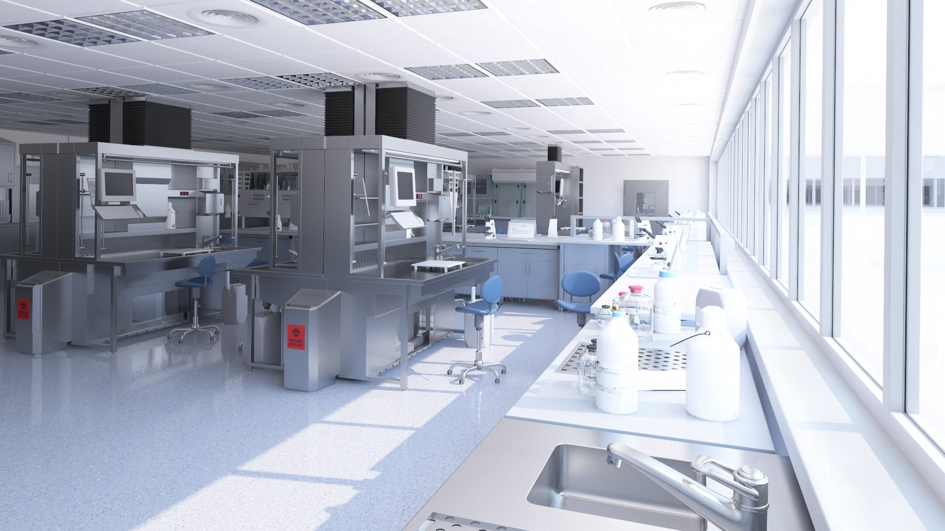 Pathology Laboratory 1 3D - TurboSquid 2012196