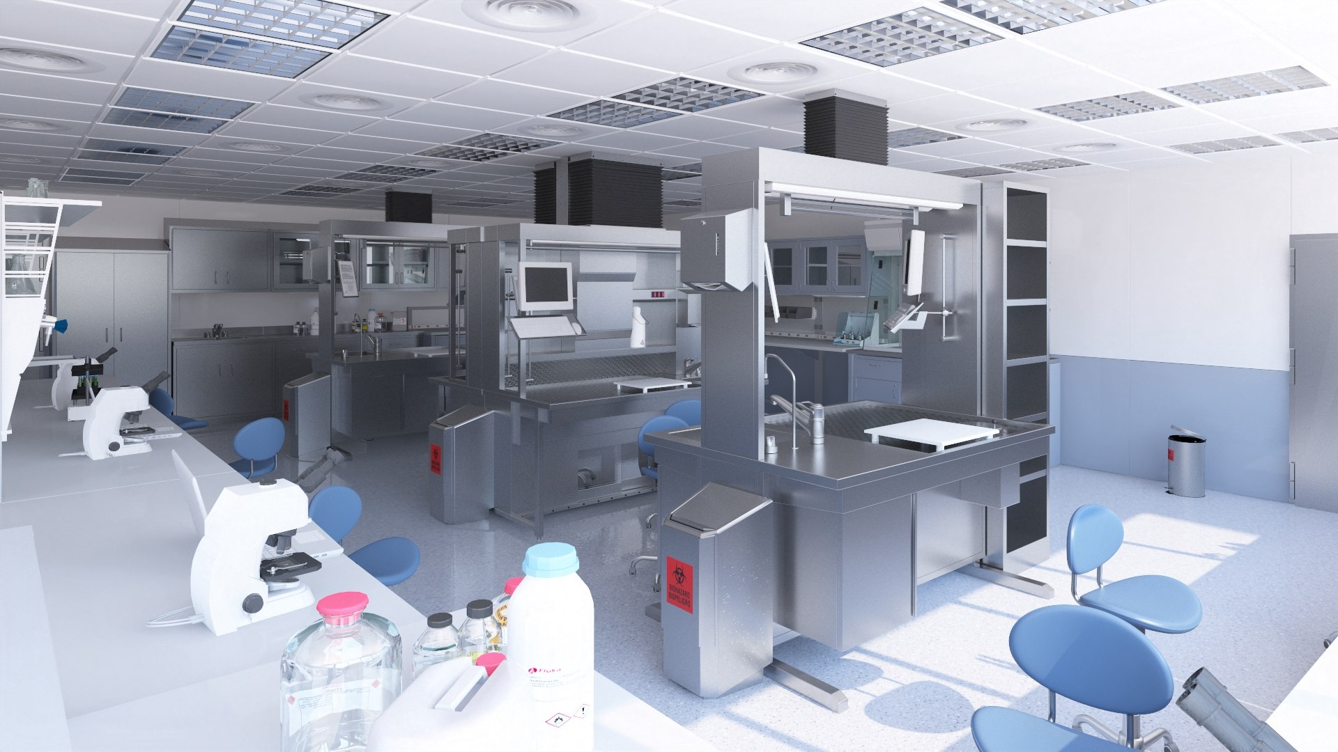 Pathology Laboratory 1 3D - TurboSquid 2012196