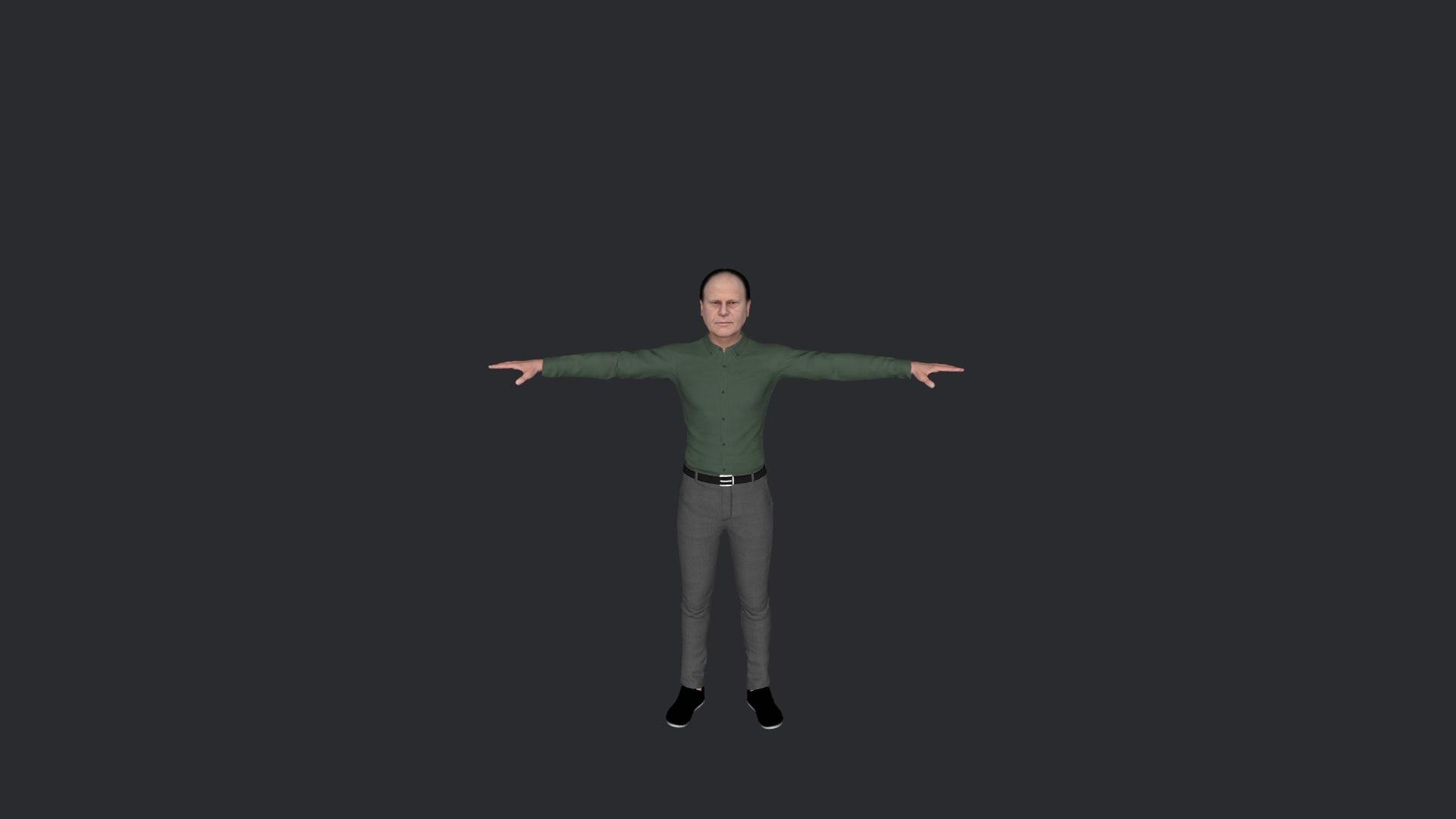 3D Gerald Ford Hyper Realistic Full Body Fully Rigged 3D Character ...