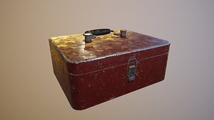 metal lockbox 3D model