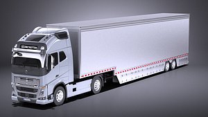 Volvo FH16 Globtrotter Trailer 2013 VRAY
