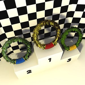 podium laurels max