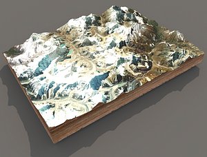 mountain landscape mount 3D model