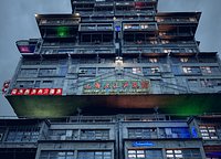 High Detailed Dystopia Building