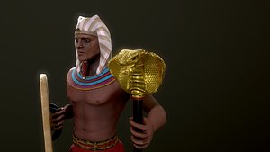Egyptian warrior soldier
