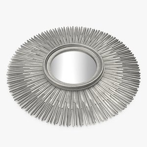 RH 17TH C ROUND SUNBURST MIRROR
