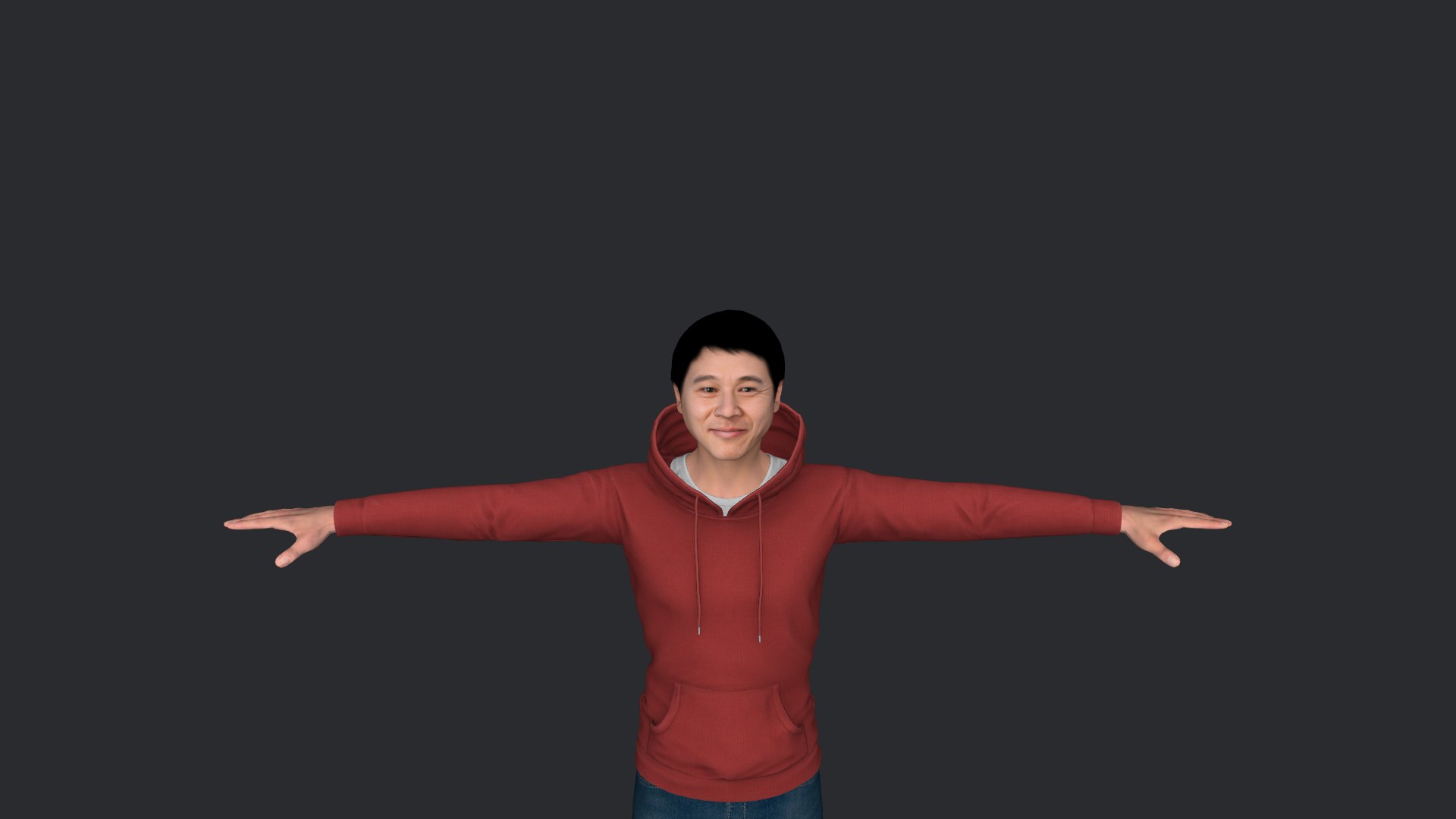 Jet Li Hyper Realistic Full Body Fully Rigged 3D Character 3D Model ...