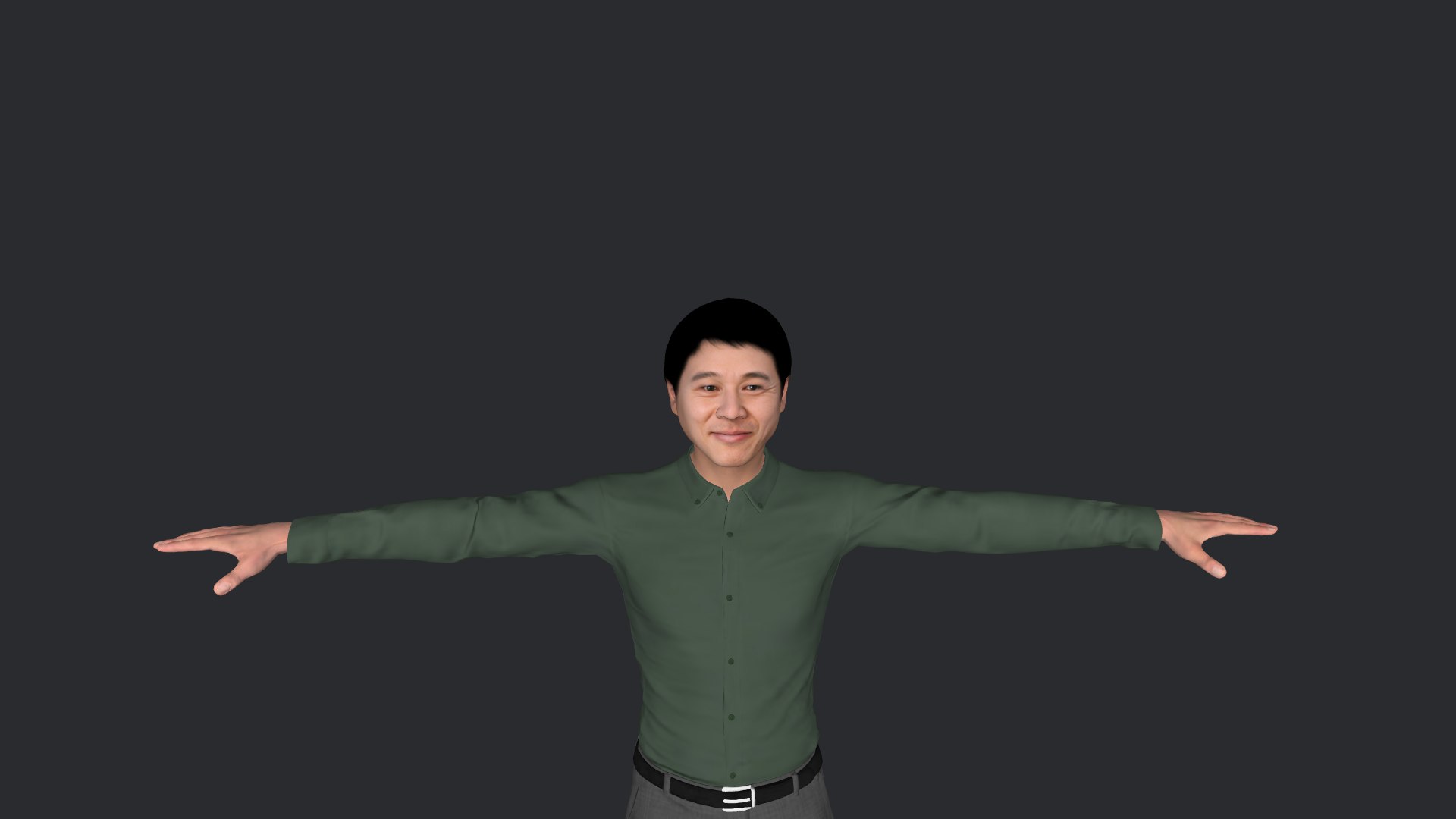 Jet Li Hyper Realistic Full Body Fully Rigged 3D Character 3D Model ...