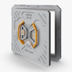 Rotating Pressure Seal Door White