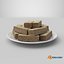 Pile de biscuits gaufrettes au chocolat