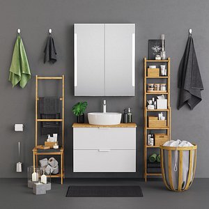 sink godmorgon set 3D model