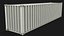 40ft Shipping Containet - White 3D model