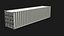 40ft Shipping Containet - White 3D model
