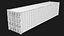 40ft Shipping Containet - White 3D model
