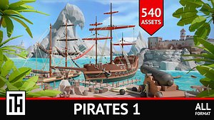 Pirates Low-Poly