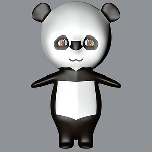 3D panda