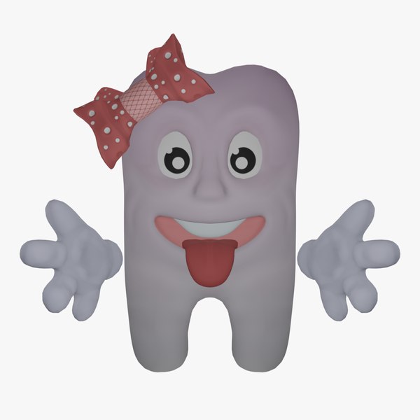 人类的牙齿blender模型