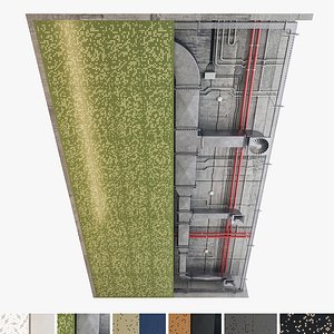 Decorative Ceiling Set 05 3D
