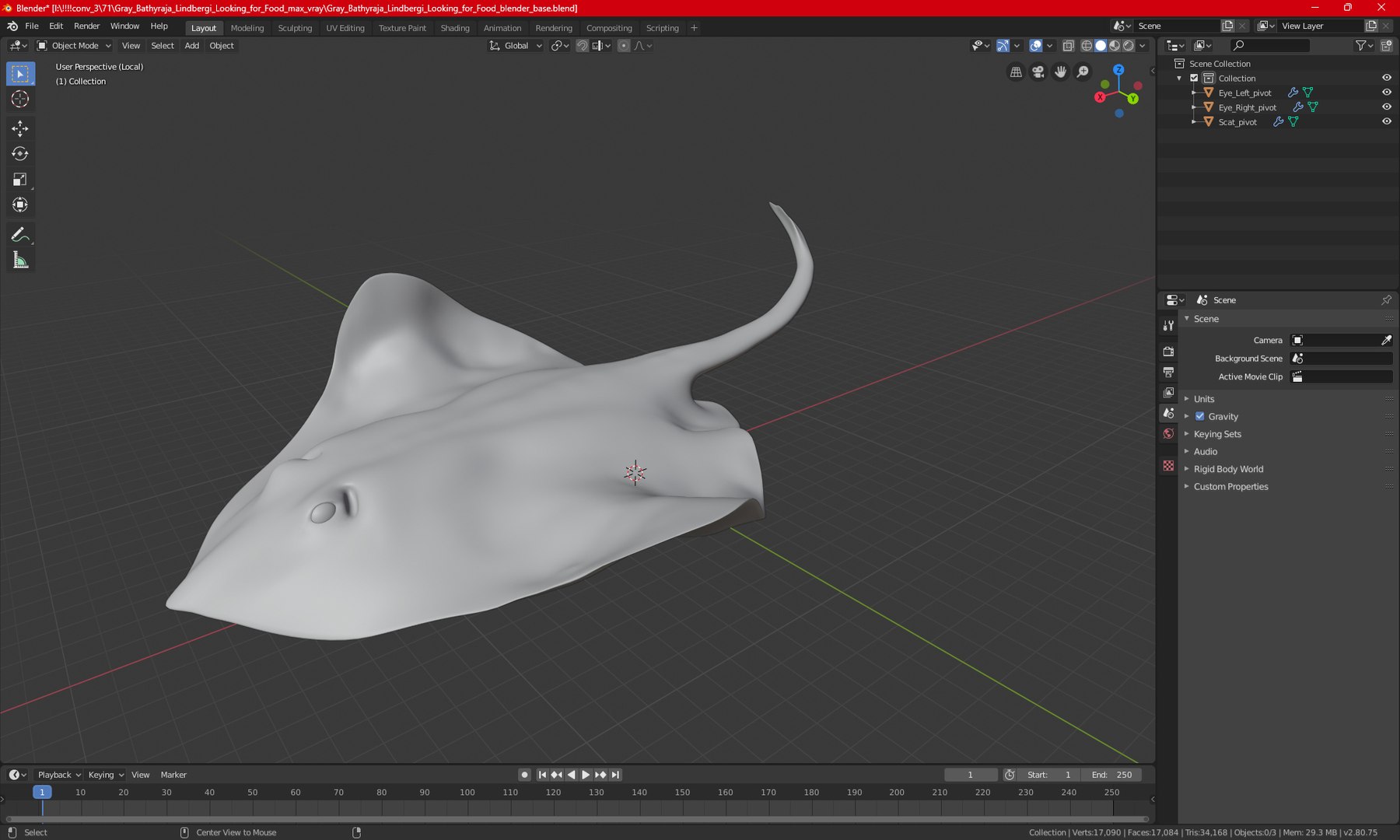 Gray Bathyraja Lindbergi Looking for Food 3D model https://p.turbosquid.com/ts-thumb/Fj/ieWNXu/2l/graybathyrajalindbergilookingforfoodvray3dmodel032/jpg/1723840516/1920x1080/fit_q87/838b9af093834a956628d37d8df09b545c727719/graybathyrajalindbergilookingforfoodvray3dmodel032.jpg