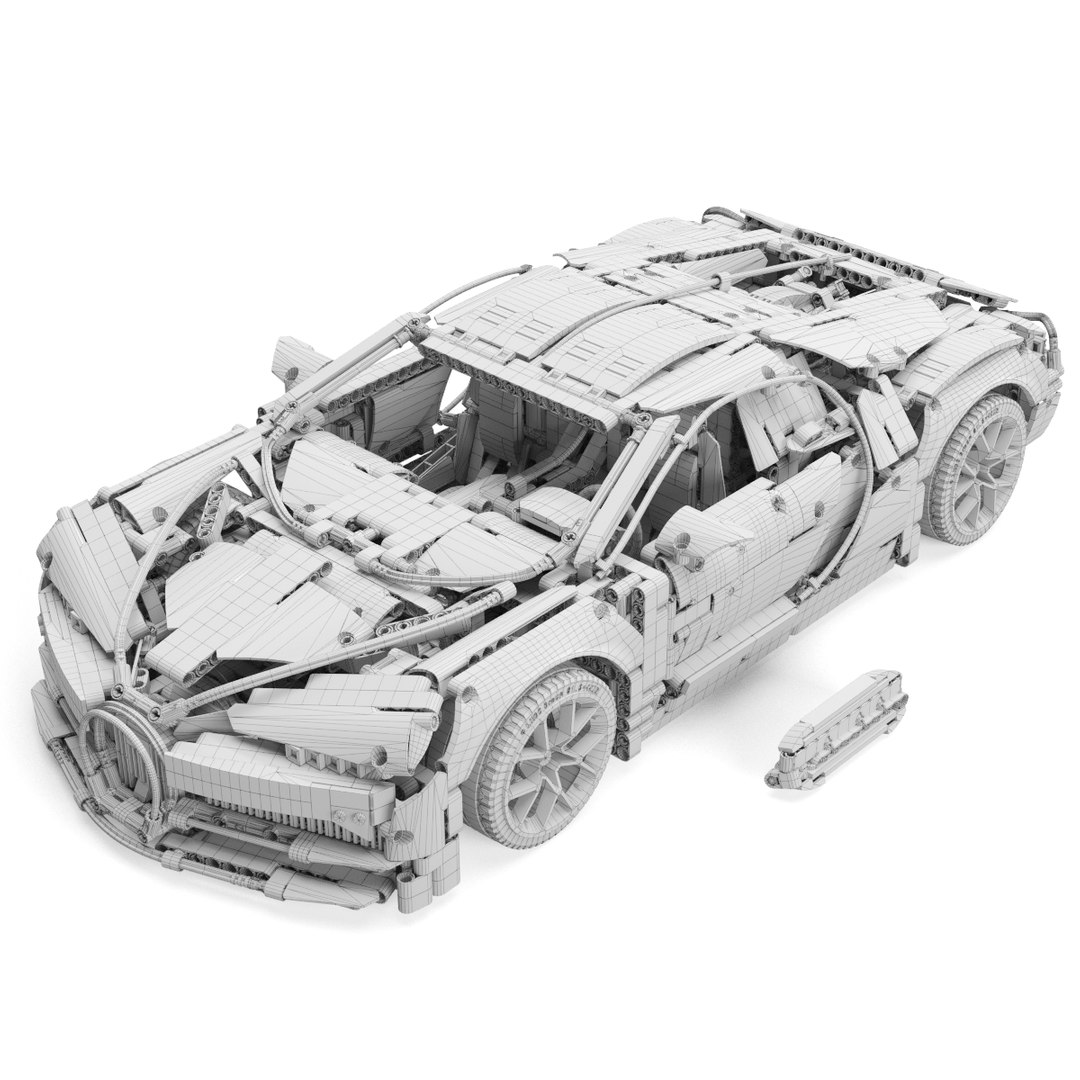 modèle 3D de Lego 42083 - Bugatti Chiron - TurboSquid 1877531