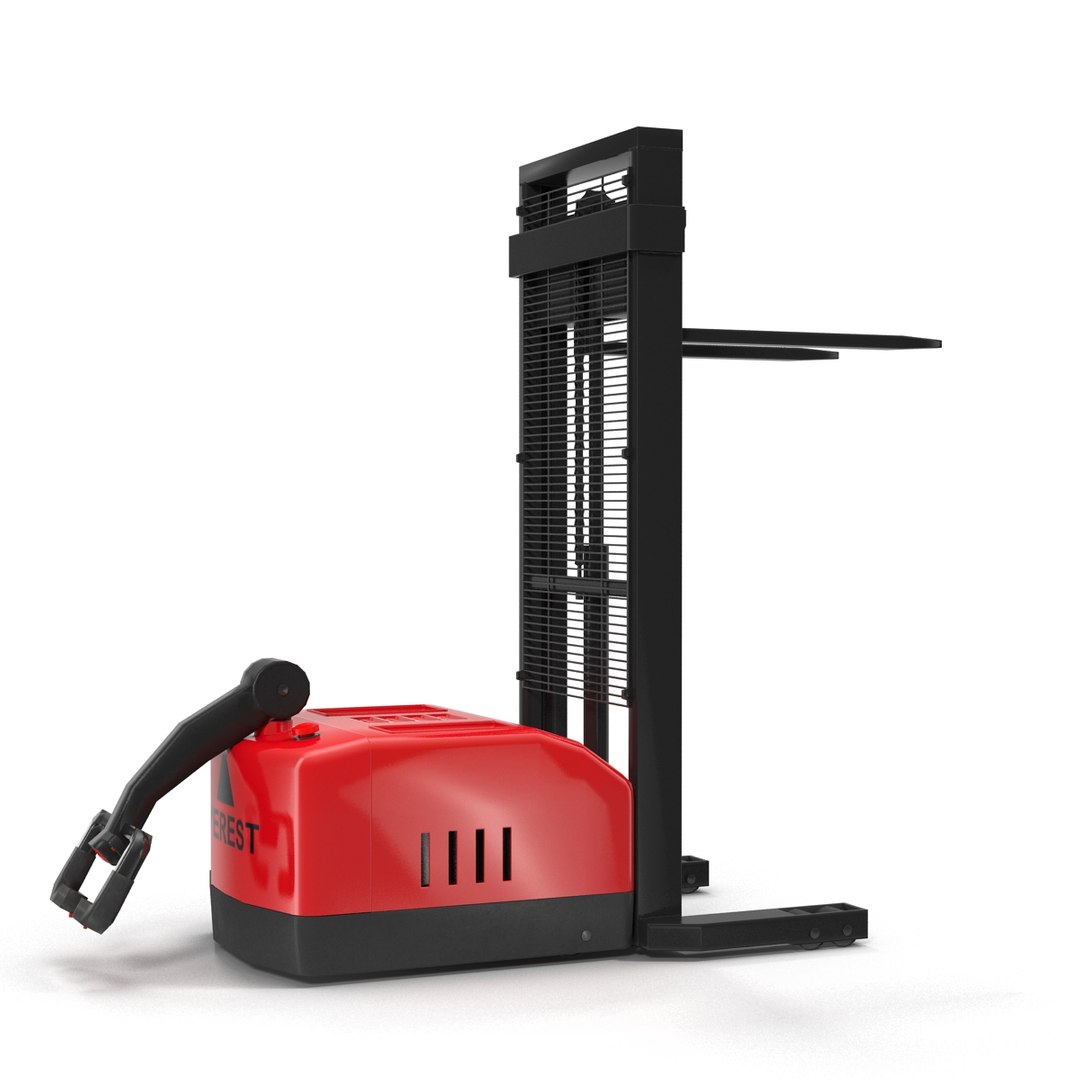 Electric Walkie Stacker Rigged Max