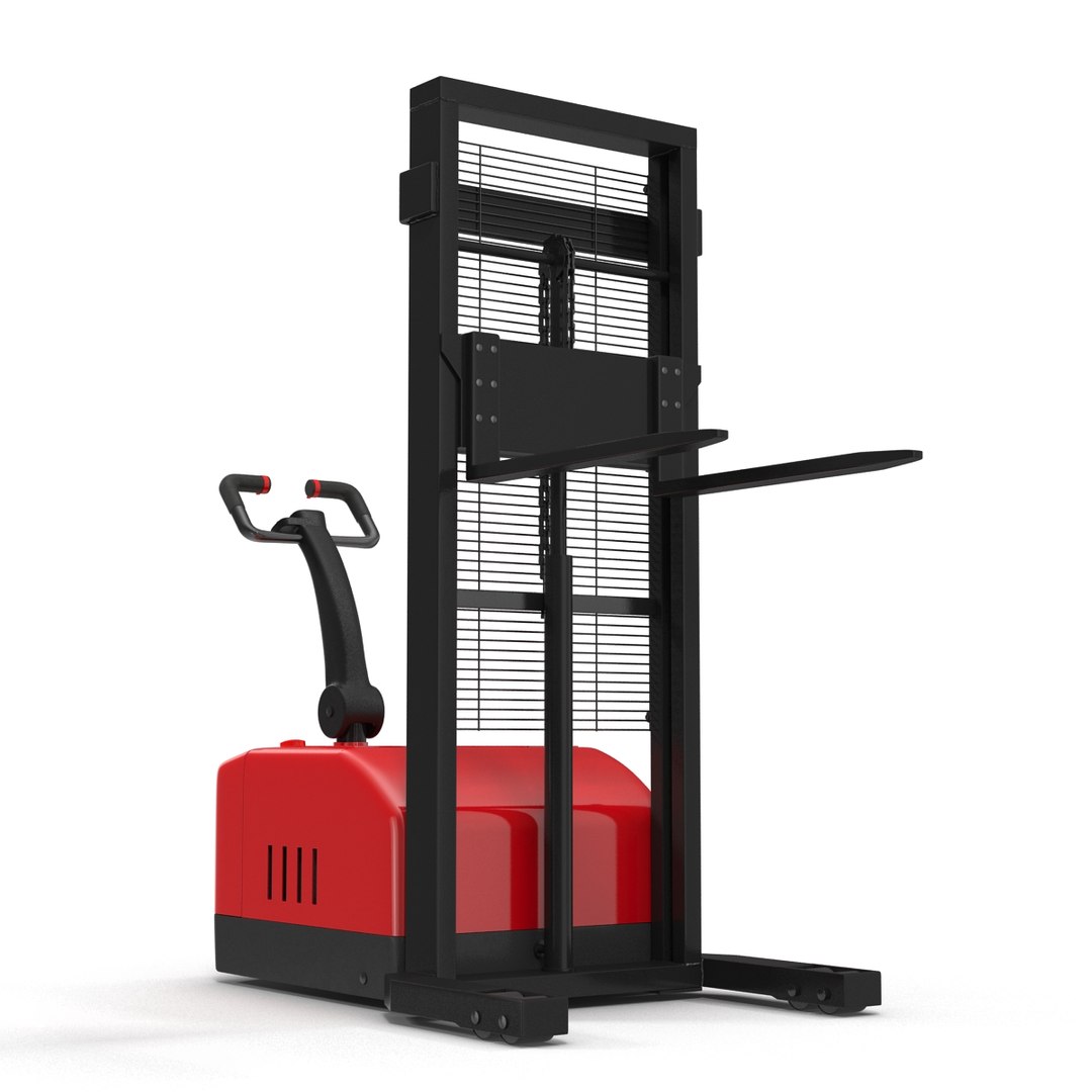 Electric Walkie Stacker Rigged Max