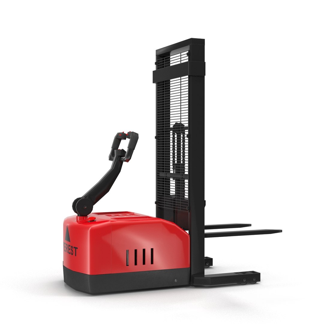 Electric Walkie Stacker Rigged Max